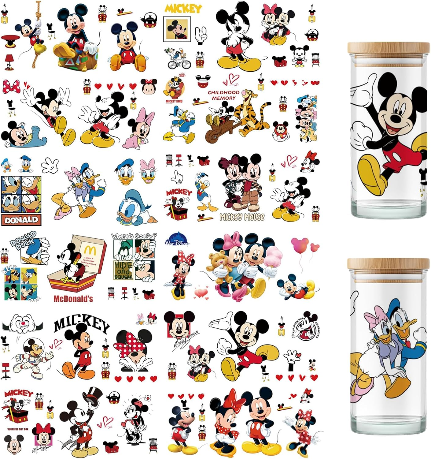 Classic Characters cup-wrap reference